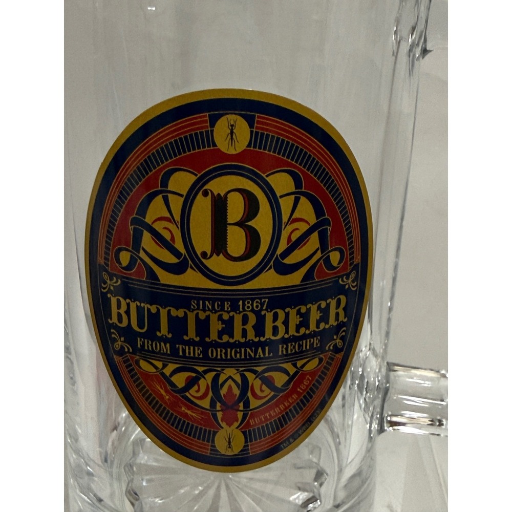 Harry Potter Universal Studios Butterbeer Glass Mugs Set of 2 Different Steins - Picture 16 of 16